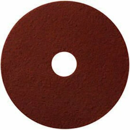 GLOBAL INDUSTRIAL 22in EcoPrep inEPPin Chemical Free Stripping Pad, Maroon, 10PK 641308MR
